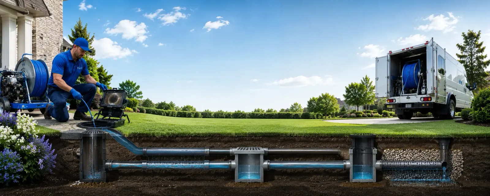 Outdoor drain cleaning information for Clipper Mills, CA